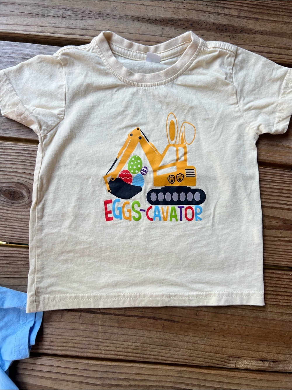 Toddler 3T Easter Bunny & Excavator T-Shirts - Picture 4 of 5